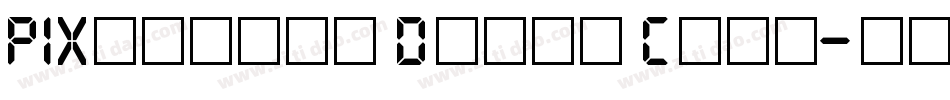 PIXymbols Digit Cloc字体转换